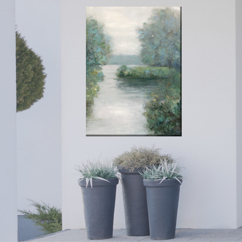 Art sur toile après la pluie