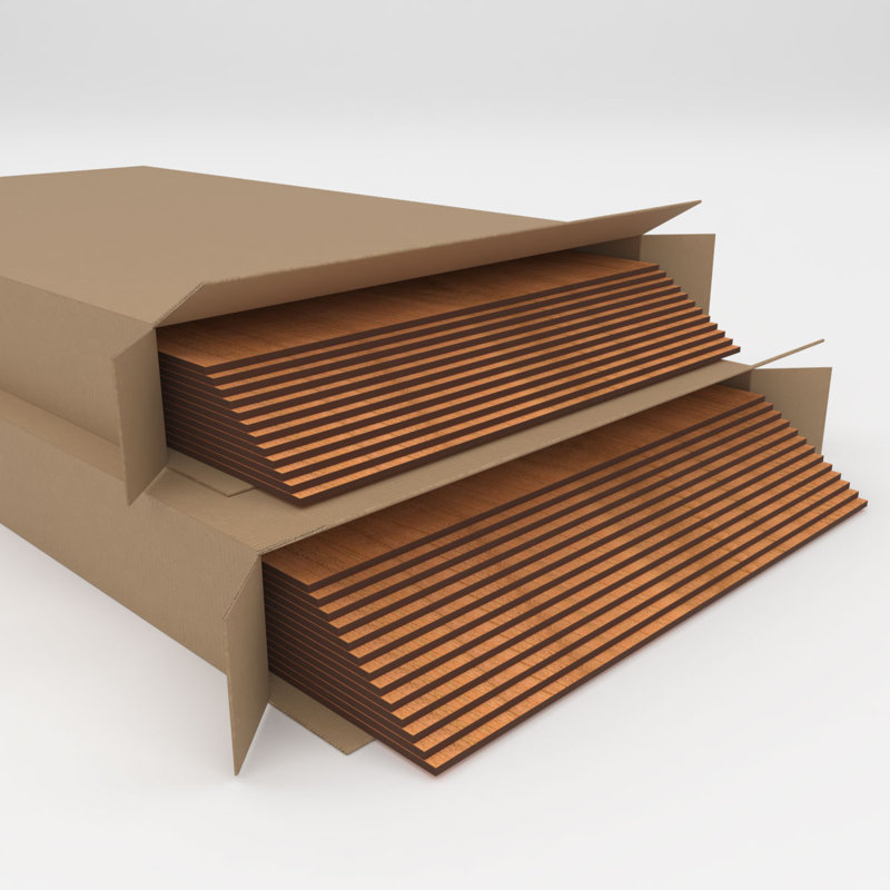 Planches en bois, Cerisier, H 23,75 po x l 23,75 po x P 0,25 po