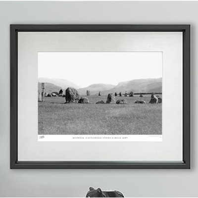 Keswick, Castlerigg Stone Circle 1889 by Francis Frith - Single Picture Frame Print