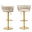 Tabouret de bar pivotant avec dossier Ginko-882844516-879315310