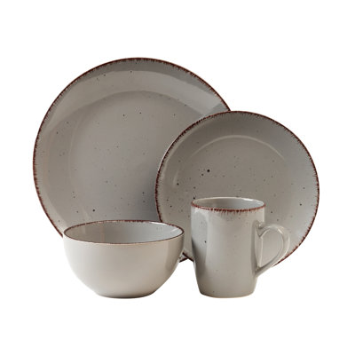 Ackler Piece Stoneware Dinnerware Set - Service for 4