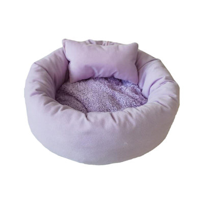 Coussin rond pour chien 19,7 x 19,7 x 3,9 po