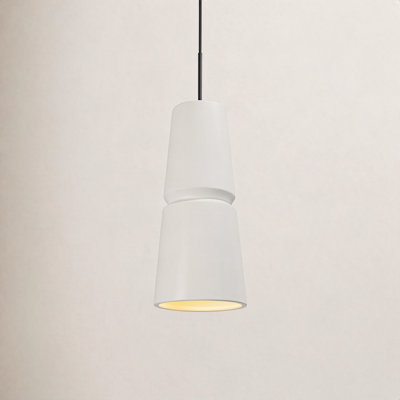 Logan Dimmable Ceramic Single Light Pendant