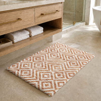 Tapis géométrique Dream Shag ADS733, lavable à la machine de qualité supérieure