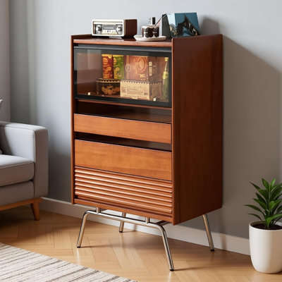 Retro multi-functional storage accent chest