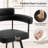 Rozie Swivel 26" Faux Leather Counter Stool-723851641