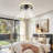 16" Ceiling Fan with LED Lights,Remote Control and App Control Ceiling Fans with Lights.-1300399066