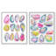 Collection Oyster, ensemble de décorations murales modernes à double reproduction encadrée par Art Remedy, cadre noir, 30 x 36-135313801-135313815