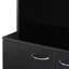 Armoire de 71,64 po de hauteur en noir pour la chambre à coucher. 6 portes, 1 tablette ouverte, 1. Un look de chambre propre et moderne avec tablette 1 chambre à coucher, noir. Design, fabrication. Matériau, facile à entretenir-122522065