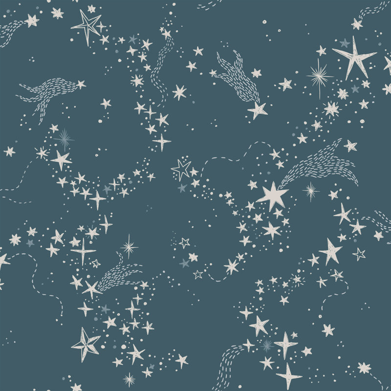 Galerie Resan Stjärnhimlen Star Trail Wallpaper, Blue