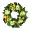 28" Grapevine Wreath Decorated With Hydrangea, Lemon And Lime