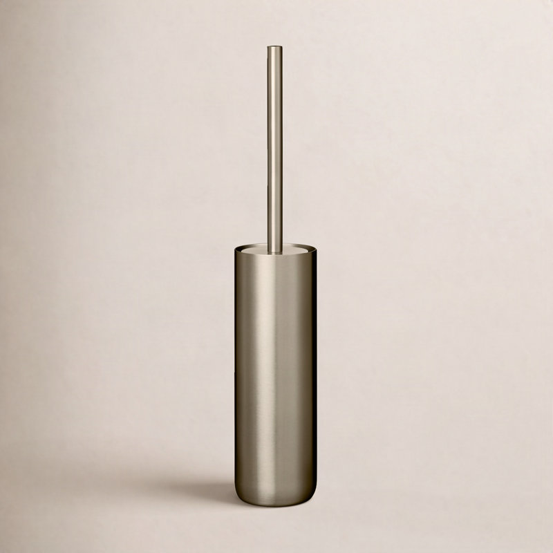 MODO 19.29" Toilet Brush and Holder, Brass