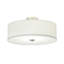 Plafonnier semi-encastré cylindrique en tissu 4 lumières-1491124934