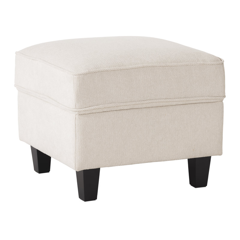 Repose-pieds standard carré de 23 po Aryash, Beige clair