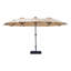15 pi Double parasol solaire de patio-785967802
