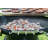 King Kooker Charcoal Grill with Cutting Board and Warming Rack