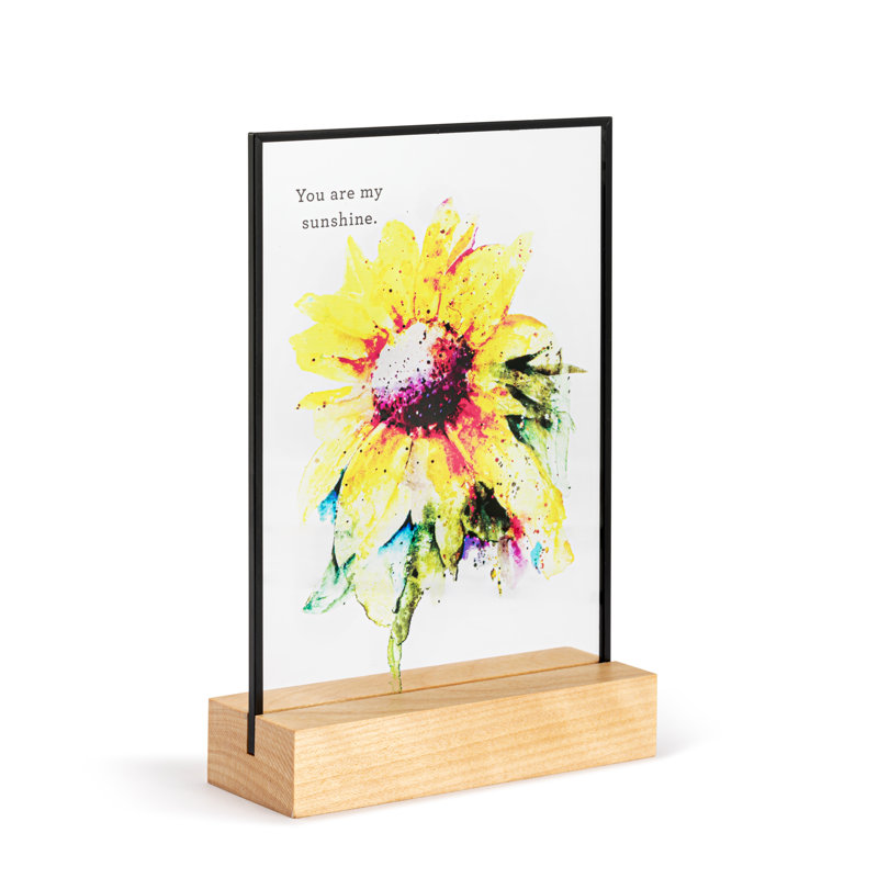 Sunflower Large Suncatcher - 5X7in