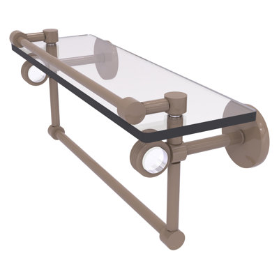 Tablette flottante avec barre à serviettes Clearview
