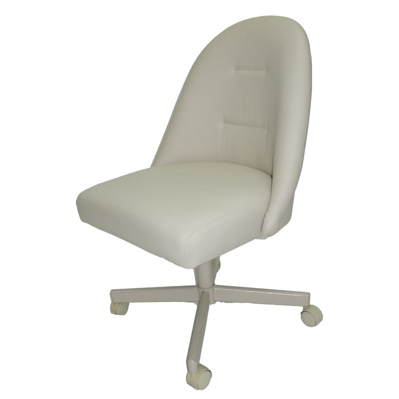 Chaise avec accoudoirs rembourrée Carson Harristown, Beige Océan