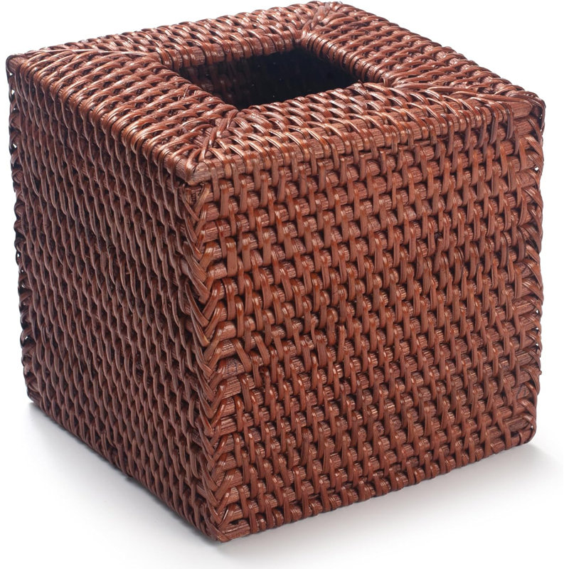 Tissue Box Cover, Brown