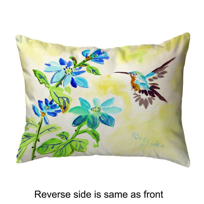  Coussin intérieur / extérieur Hummingbird
