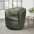 100% Italian Leather Swivel Club Chair Two Pack-126172448