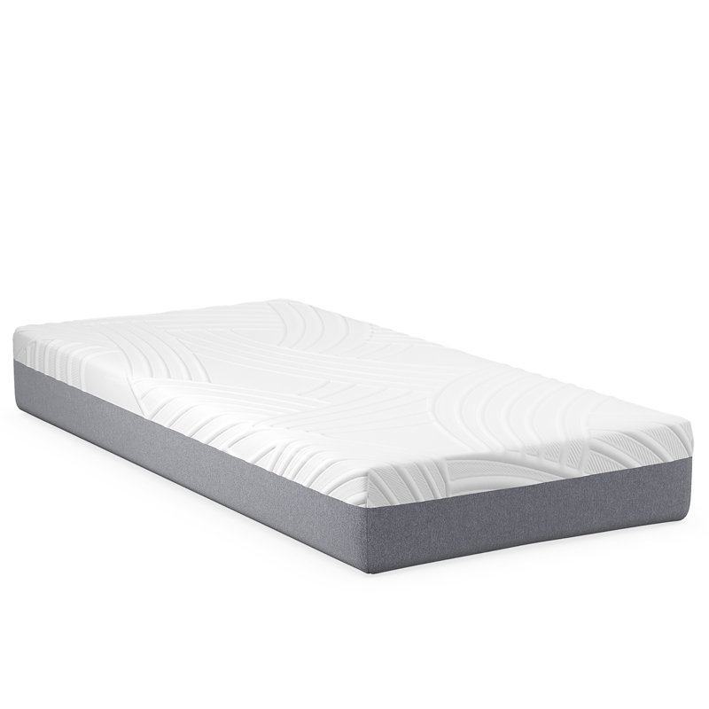 Matelas de canapé-lit simple infusé au charbon de 10 po Alwyn Home Herrings