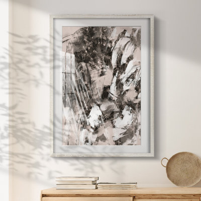 Blush Blackboard I - Impression encadrée