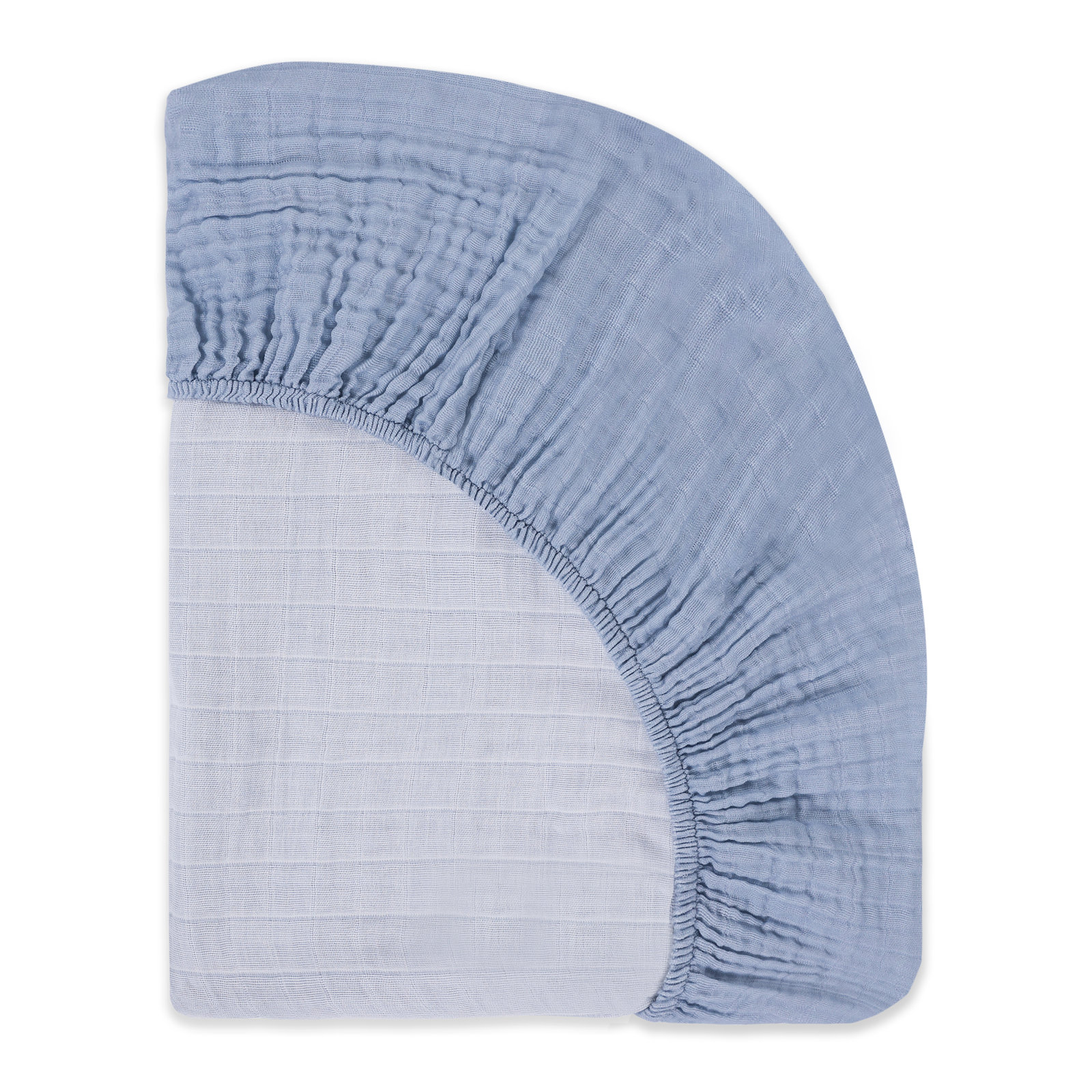 Burnt Sienna Dewdrop Muslin Crib Sheet