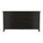  59" Black Six Drawer Double Dresser