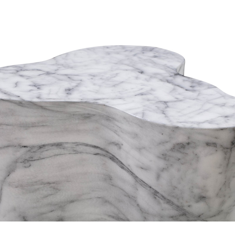 Ensemble de table blanche Angelika - Côté court