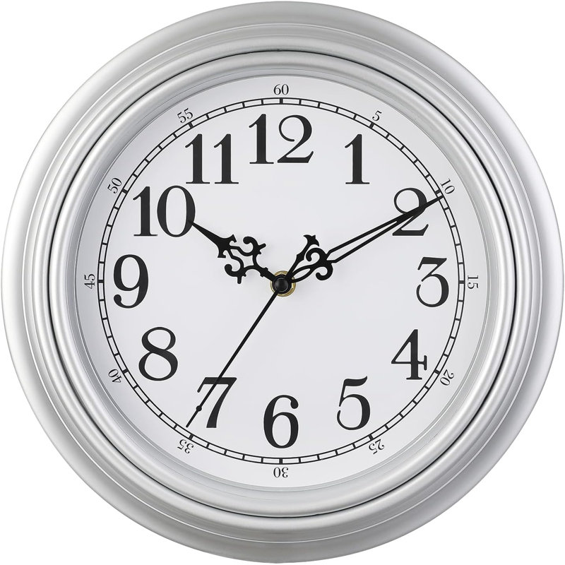 Wall Clock, Silver