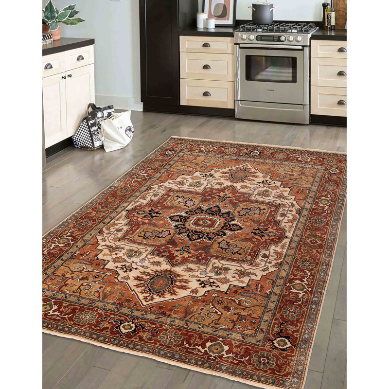 Tapis ivoire Jules Sultane 8 pi 8 po x 11 pi 11 po