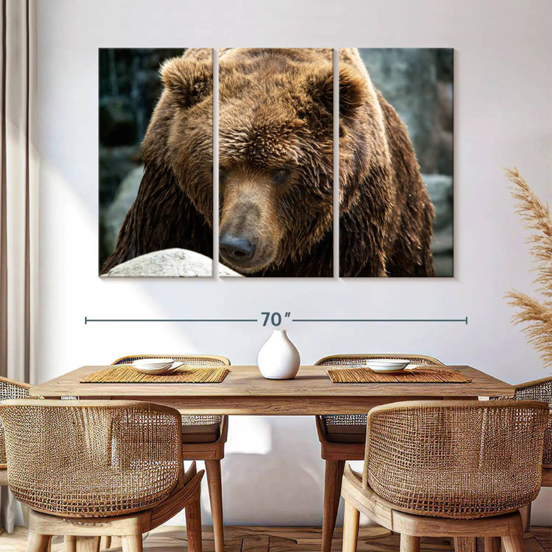 Brampt Kamchatka Brown Bear, 42" H x 65" W