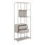 Barbuto 185cm H x 77cm W Metal Standard Bookcase