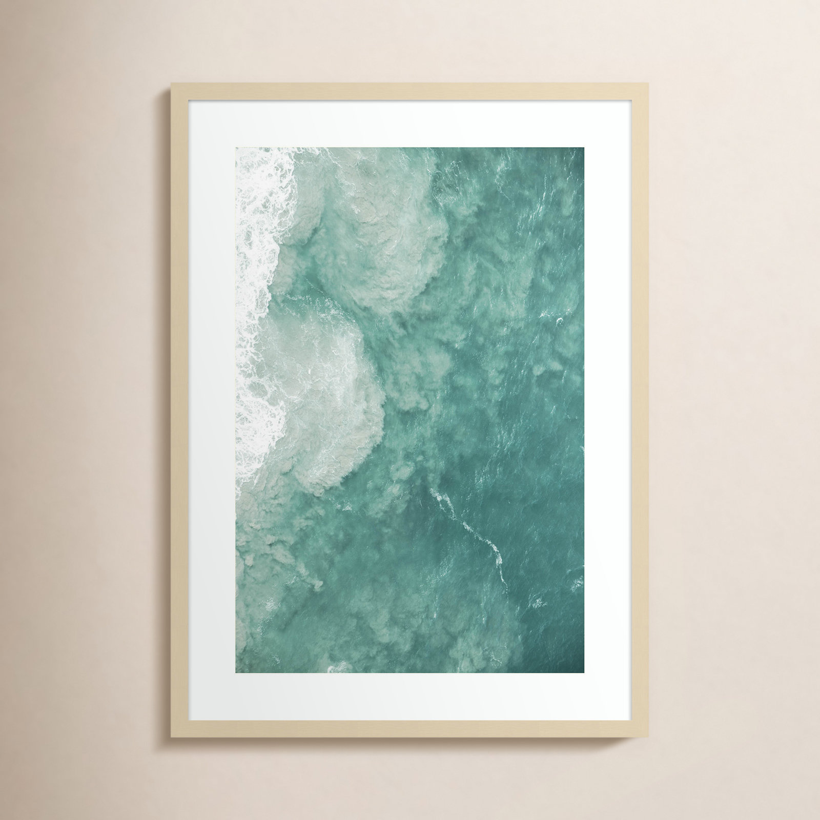 Daisey "Oceano" Print by Shot by Clint, Brown, 33" H x 24" W