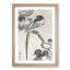 Magpie on a Tree Branch by Ohara Koson - Framed Print-55576882-55576883
