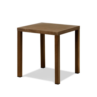 Side Table | Steel | Brown | 21.60" L × 19.60" W × 19.60" H