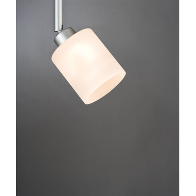 7,5 cm Trommel-Lampenschirm U-Rail aus Glas
