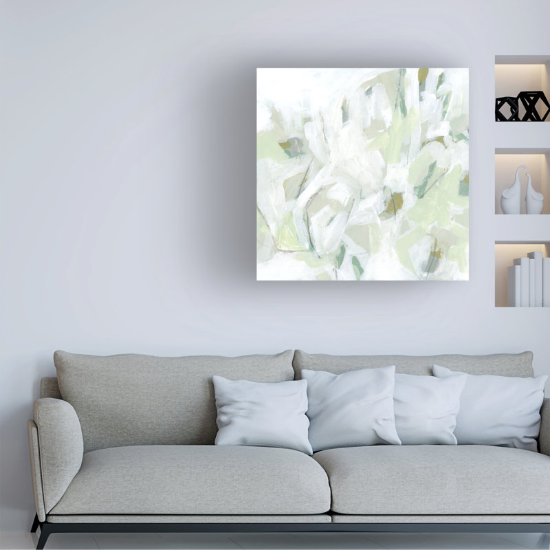 Menthe réfraction I sur toile, H 14 po x l 14 po x P 2 po