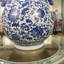 Blue and White Deer Handle Vase