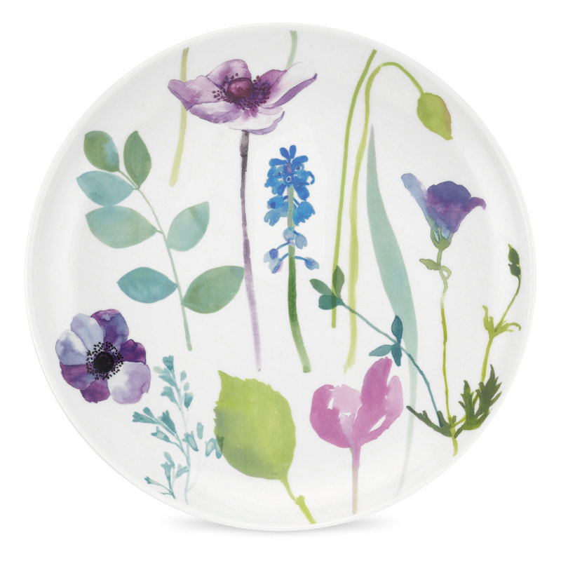 Assiette coupée 8,5 po Water Garden