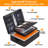 5200°F Document Organizer With Lock,Upgraded Heat Insulated Fireproof&Waterproof Box 8 Layers File Organizer,Portable Home Travel Safe Storage For Important Documents, Files,(Soft)-107239940