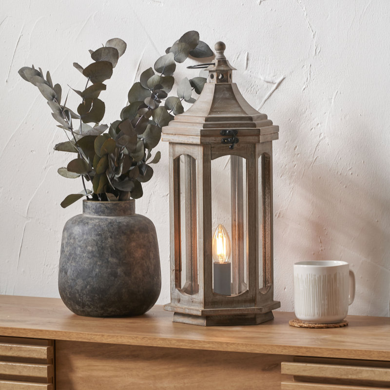 Mateo Solid Wood Table Lamp