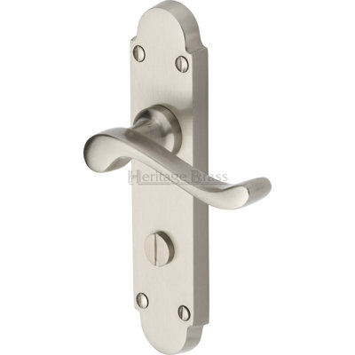 Heritage Brass Heritage Door Handle for Bathroom Savoy Design