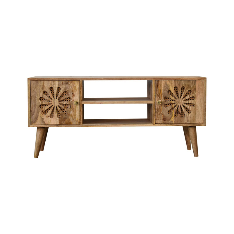 Meuble audio-vidéo Rosalie en bois massif Artisan Furniture