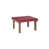Scarlet Red Top/Antique Mahogany Base sélectionné