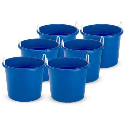 Homz Plastic Storage Tub & Tote