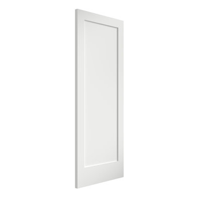 Paneled Solid Wood Primed Standard Door -  EightDoors, 70188014803645