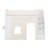Twin Loft Bed With Desk And Storage Stairs, Loft Bed Frame With Drawers, Shelves, Curtain Playhouse, Solid Wood Twin Bed With Guardrails